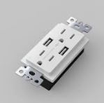 Buster + Punch Outlet Module/USB-A/White