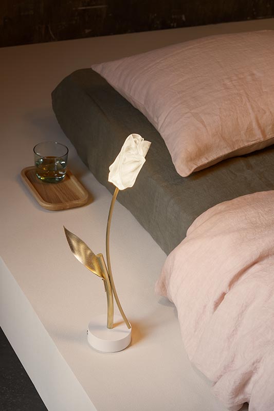 Slamp TULIP BATTERY Table Lamps Slamp TRANSPARENT/WHITE 5,9 x 3,3 x h 15