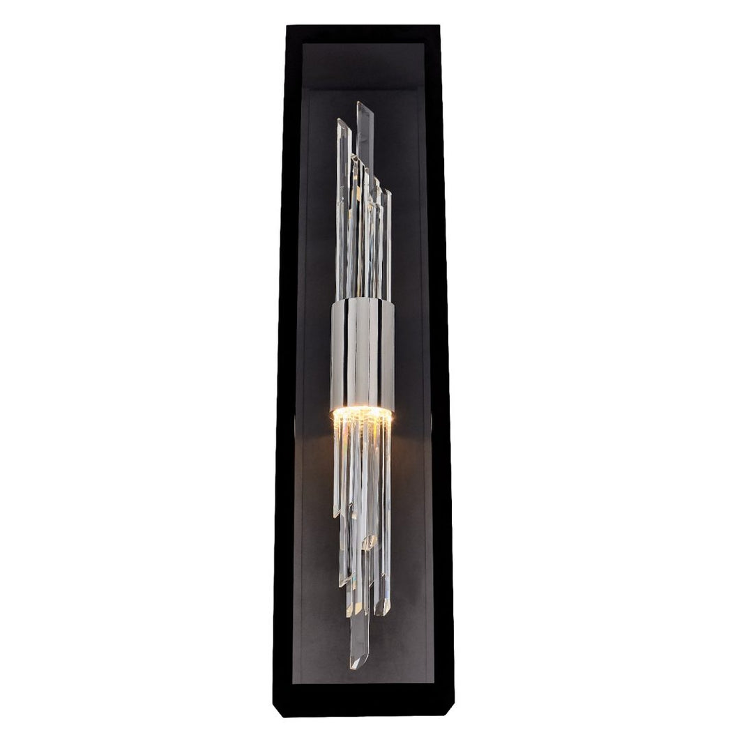 Allegri Lucca Esterno 30 in Matte Black Outdoor Wall Sconce Outdoor Wall Lights Allegri Matte Balck