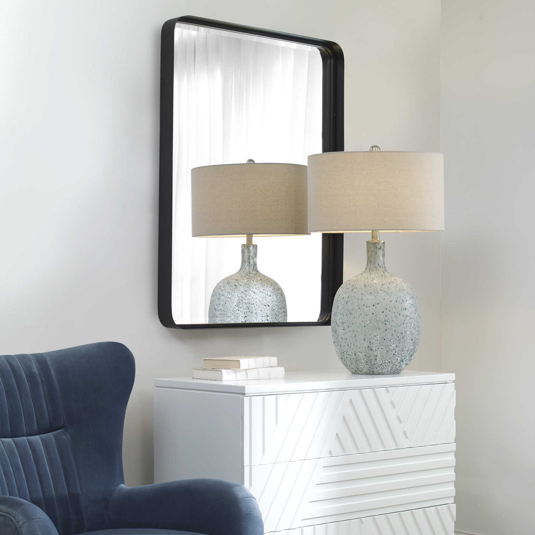 Uttermost Croften Black Vanity Mirror Mirrors Uttermost