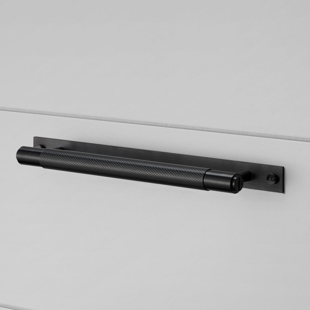 Buster + Punch PULL BAR / PLATE / CROSS Cabinet Hardware Buster + Punch Black Small 7.87"