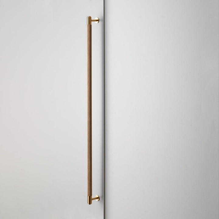 Buster + Punch 29.9 inch Cross Knurl Closet Bar Cabinet Hardware Buster + Punch Brass