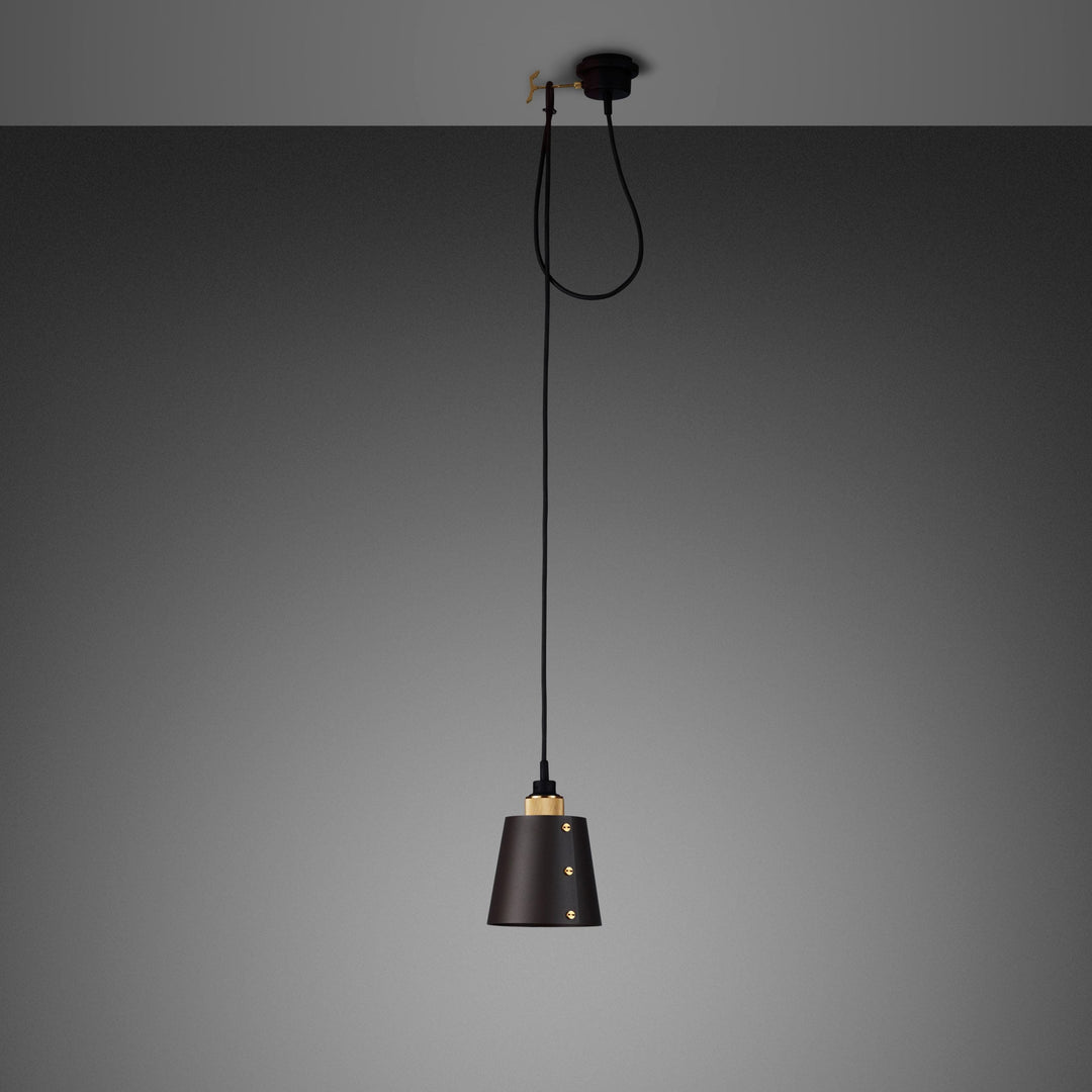 Buster + Punch Hooked 1.0 Pendant Mini-Pendants Buster + Punch Graphite / Brass Small