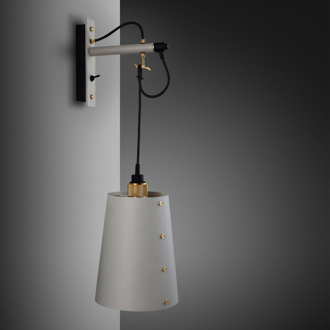 Buster + Punch Hooked Wall Sconce Wall Sconces Buster + Punch Stone/Brass & Stone Shade Large