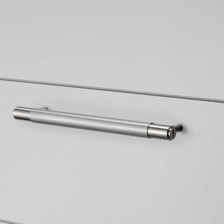 Buster + Punch Pull Bar, Cross Design Cabinet Hardware Buster + Punch Steel Small 6.3"