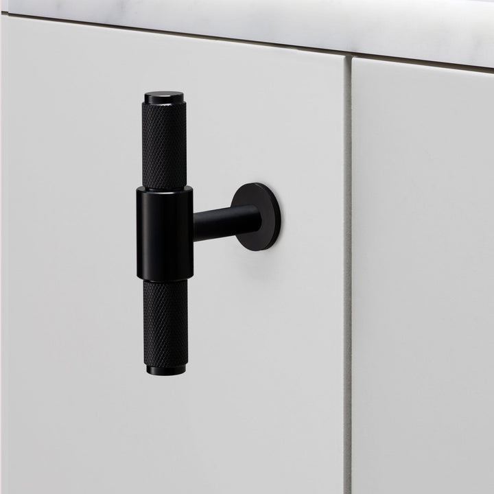 Buster + Punch T-Bar, Cross Design Cabinet Hardware Buster + Punch Balck