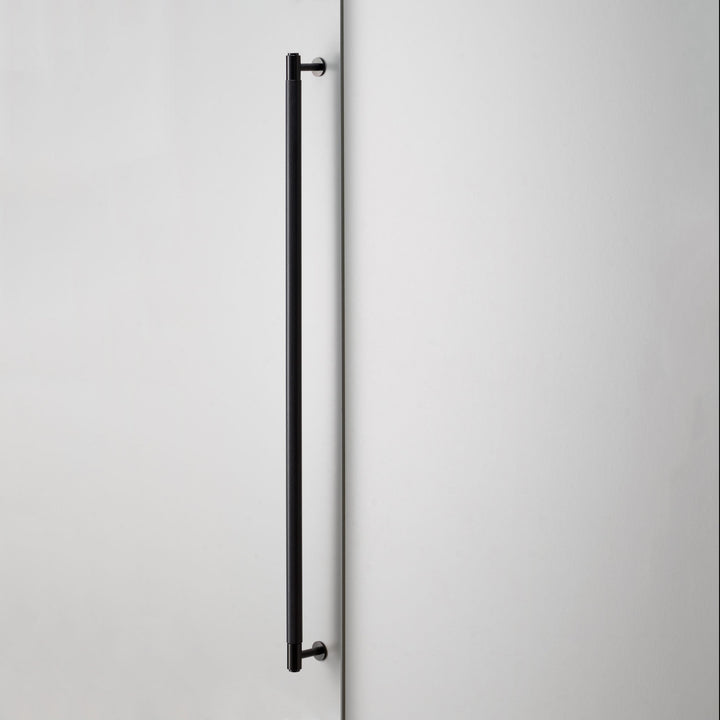 Buster + Punch 29.9 inch Cross Knurl Closet Bar Cabinet Hardware Buster + Punch Black