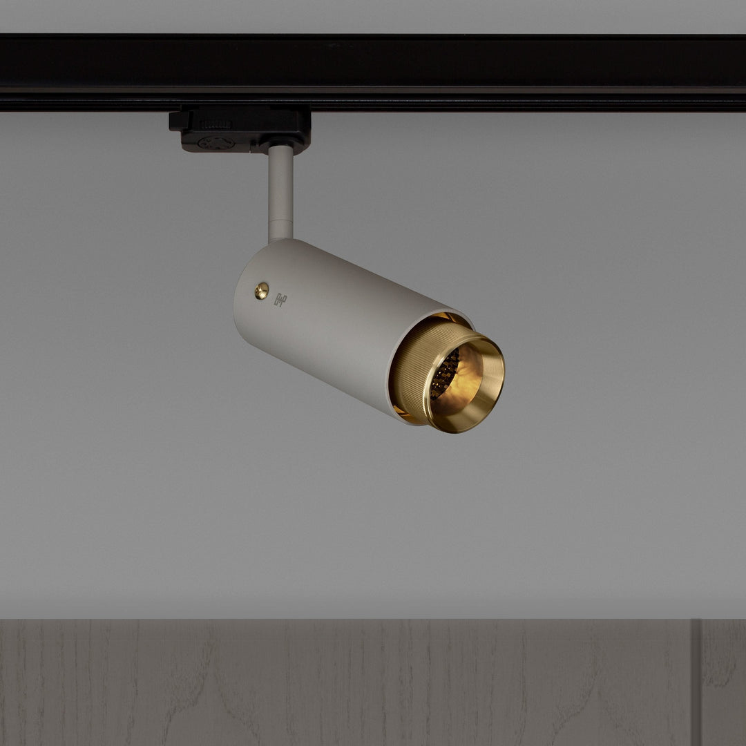 Buster + Punch Exhaust Track Ceiling Flush Mounts Buster + Punch Stone & Brass