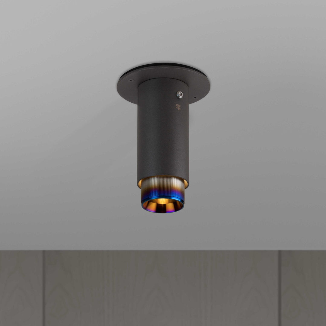 Buster + Punch Exhaust Surface | Linear Ceiling Flush Mounts Buster + Punch Graphite | Burnt Steel