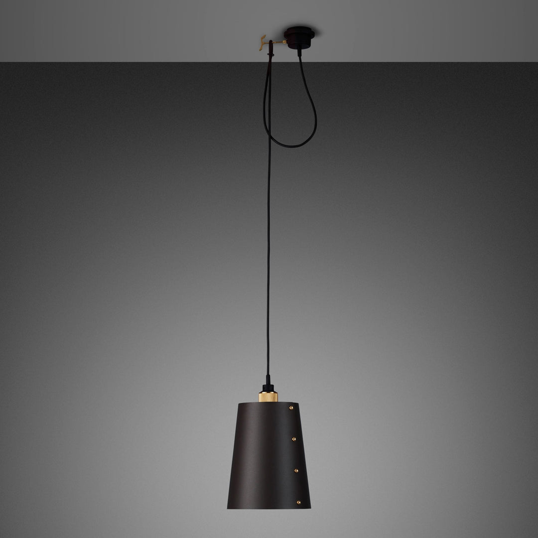 Buster + Punch Hooked 1.0 Pendant Mini-Pendants Buster + Punch Graphite / Brass Large