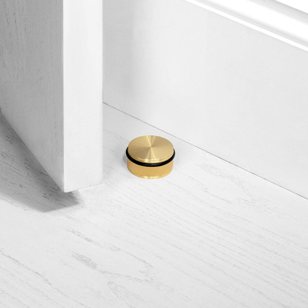 Buster + Punch Floor Mounted Door Stop Door Hardware Buster + Punch Brass