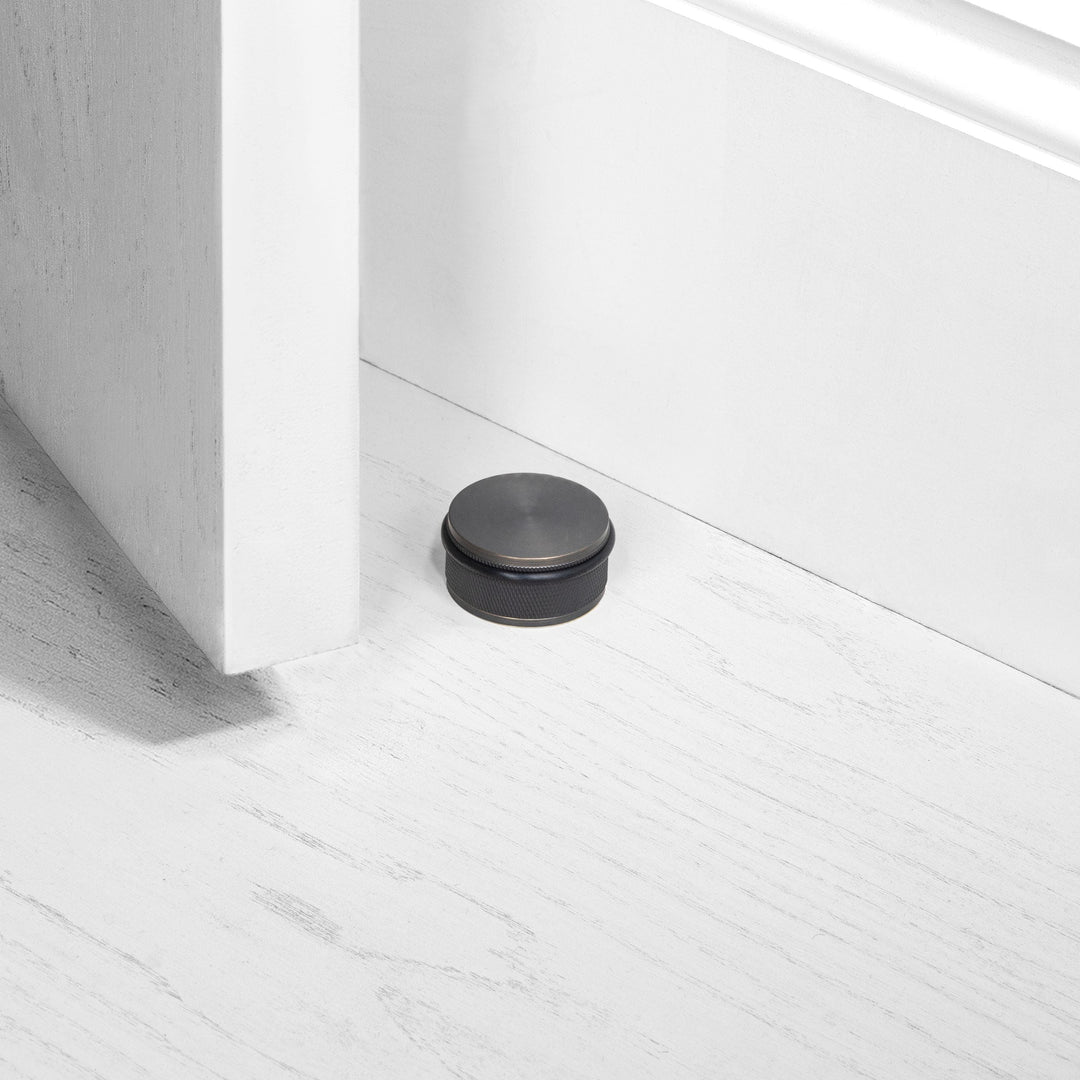 Buster + Punch Floor Mounted Door Stop Door Hardware Buster + Punch Smoked Bronze