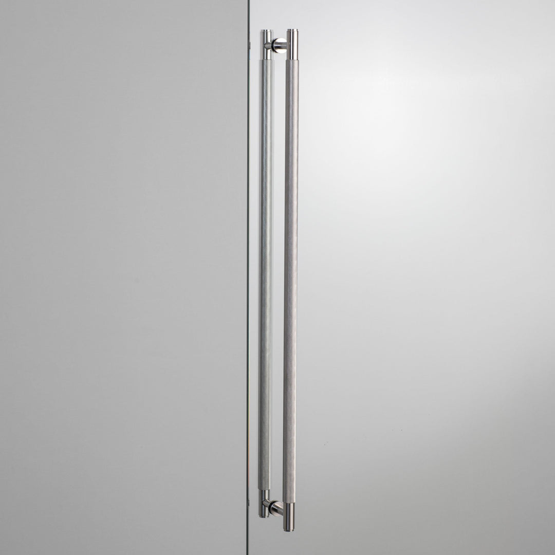 Buster + Punch 30.5 inch Double-sided Cross Knurl Closet Bar Cabinet Hardware Buster + Punch Steel