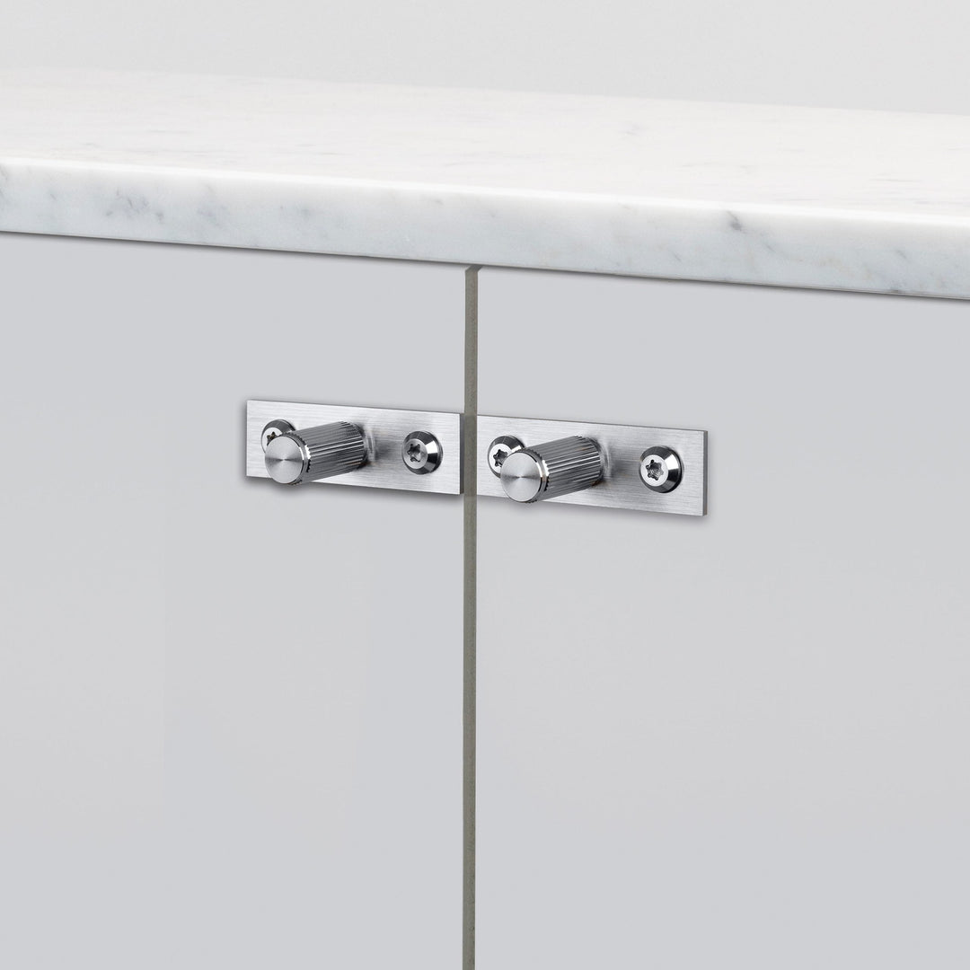 Buster + Punch Furniture Knob Plate / Linear, Set of 2 Cabinet Hardware Buster + Punch