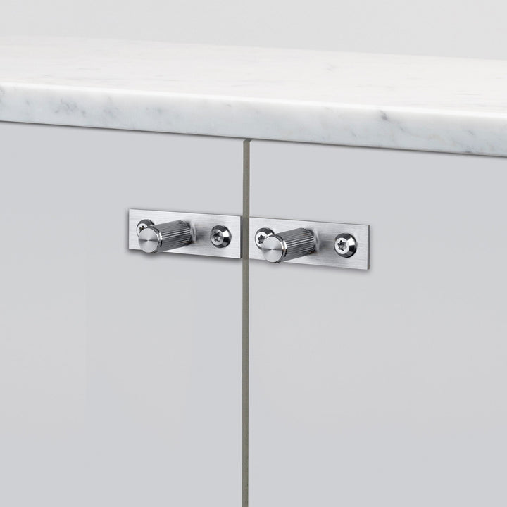 Buster + Punch Furniture Knob Plate / Linear, Set of 2 Cabinet Hardware Buster + Punch