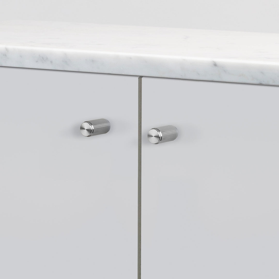 Buster + Punch Furniture Knob, Linear Design, Set of 2 Cabinet Hardware Buster + Punch Steel