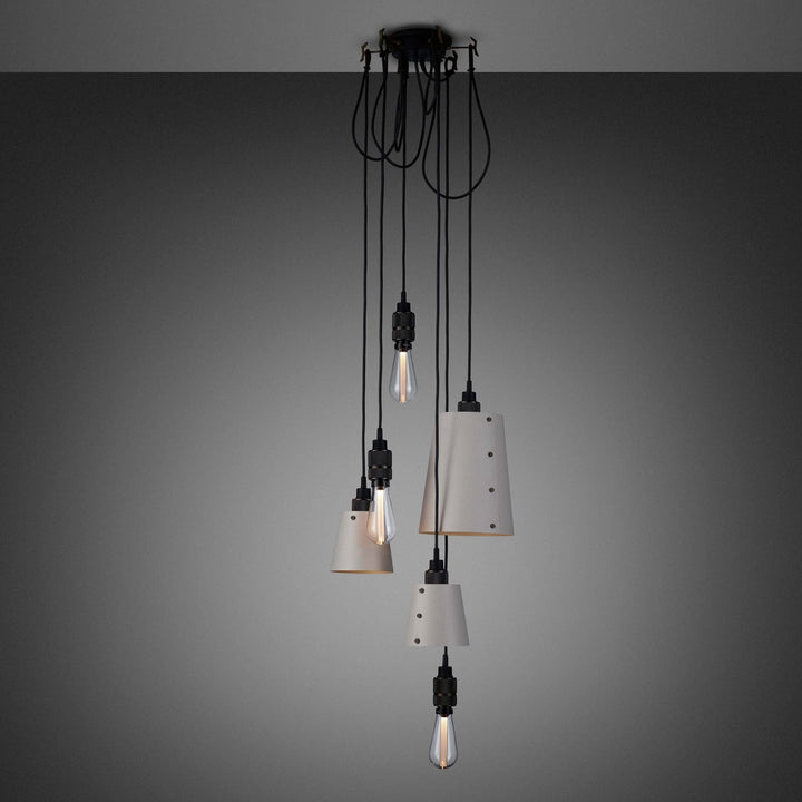 Buster + Punch Hooked 6.0 Pendant Chandeliers Buster + Punch Stone / Smoked Bronze