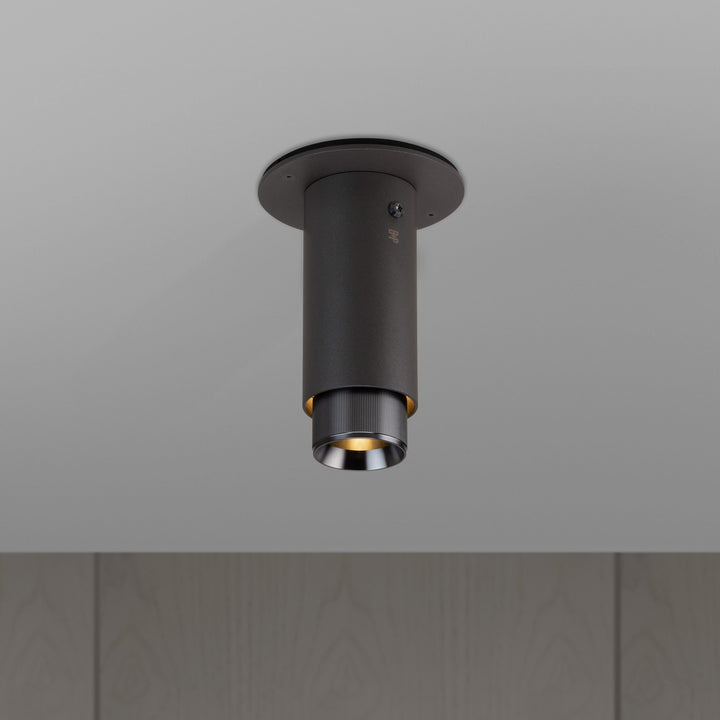 Buster + Punch Exhaust Surface | Linear Ceiling Flush Mounts Buster + Punch Graphite | Gun Metal
