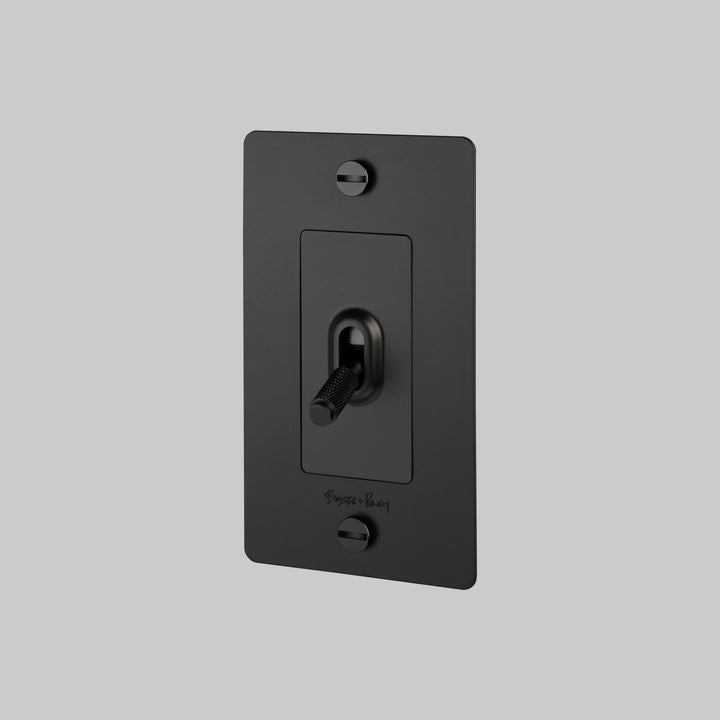 Buster + Punch 1 Gang Toggle / Cross / With Logo | Polycarbonate