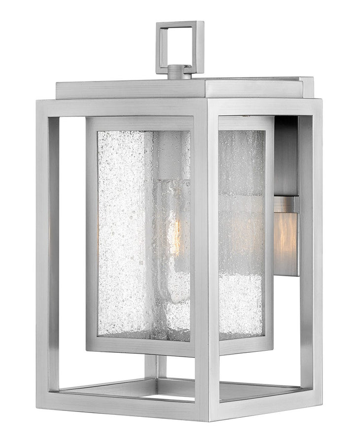 OUTDOOR REPUBLIC Wall Mount Lantern Outdoor Wall Lights Hinkley Satin Nickel 6.75x7.0x12.0