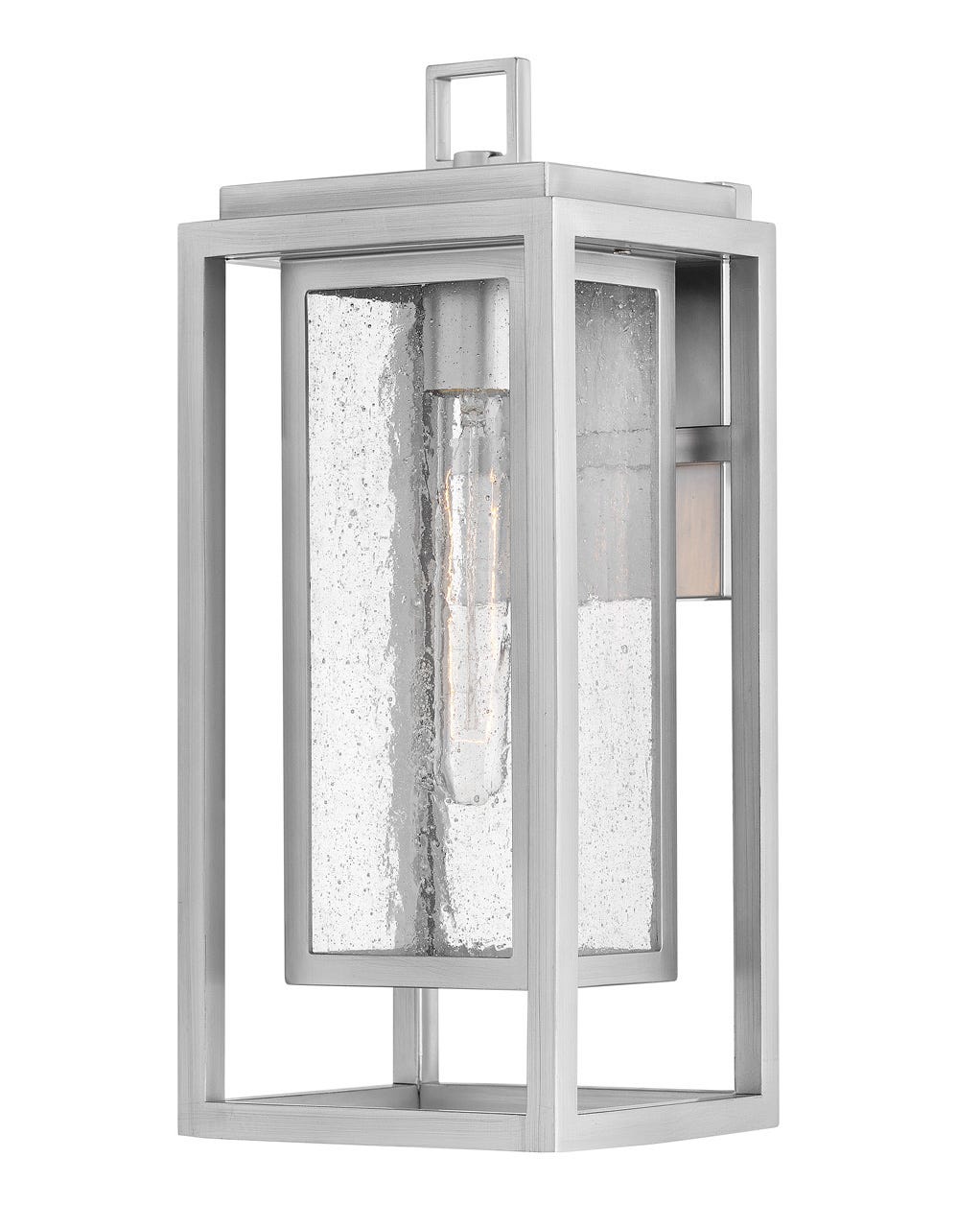 OUTDOOR REPUBLIC Wall Mount Lantern Outdoor Wall Lights Hinkley Satin Nickel 6.75x7.0x16.0