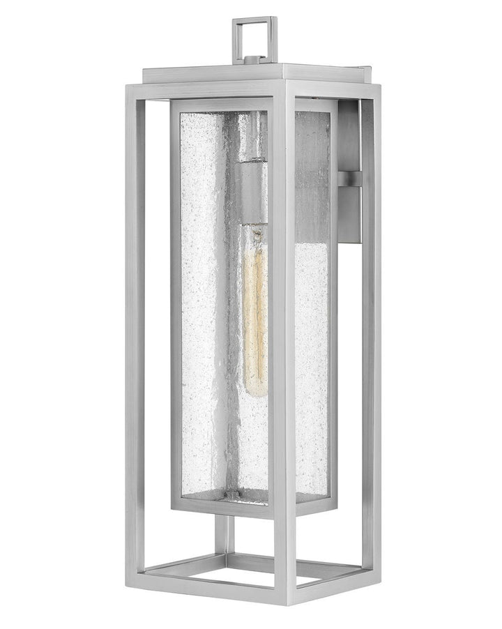 OUTDOOR REPUBLIC Wall Mount Lantern Outdoor Wall Lights Hinkley Satin Nickel 6.75x7.0x20.0