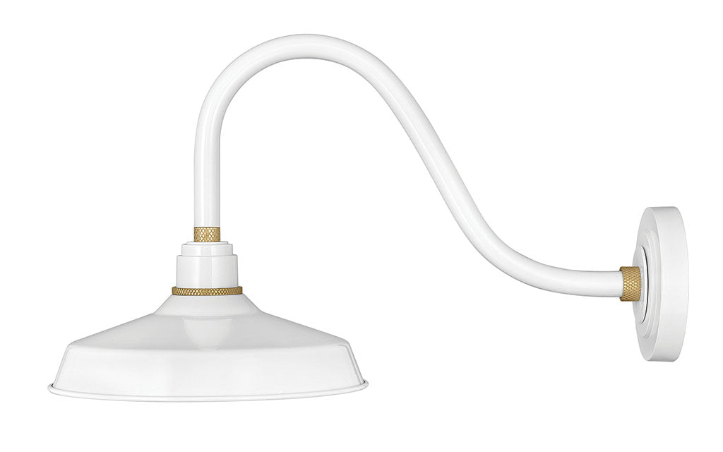 FOUNDRY CLASSIC-Medium Gooseneck Barn Light Outdoor Wall Lights Hinkley