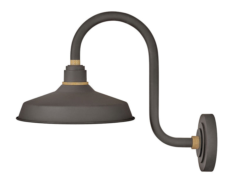 FOUNDRY CLASSIC-Small Tall Gooseneck Barn Light Outdoor Wall Lights Hinkley Museum Bronze