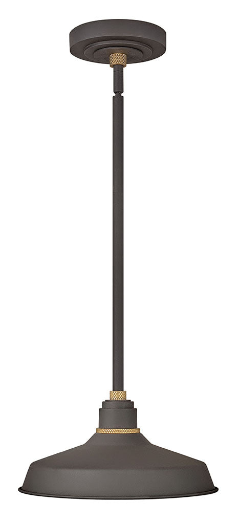 FOUNDRY CLASSIC-Pendant Barn Light Outdoor Hanging Lights Hinkley Museum Bronze