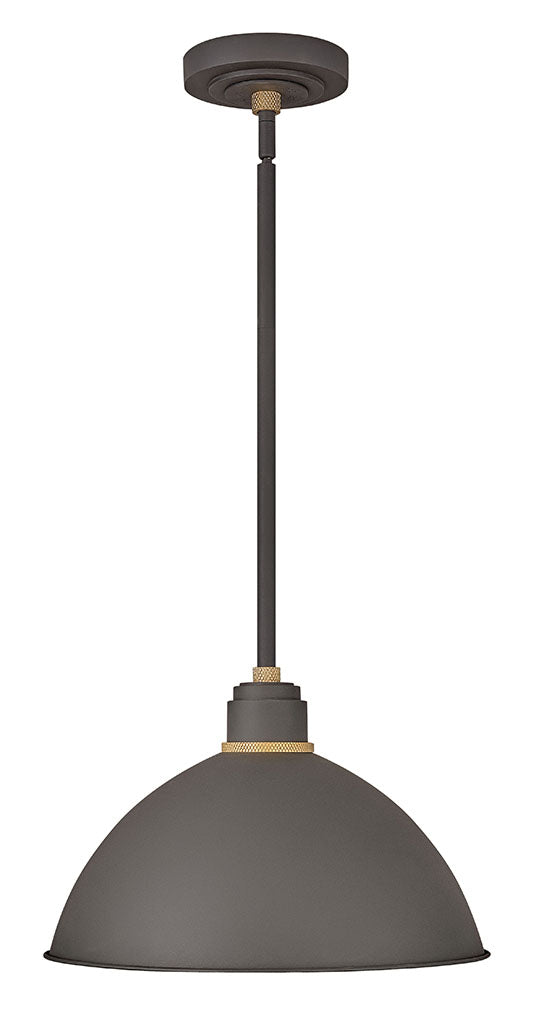 OUTDOOR FOUNDRY DOME Barn Light Outdoor Wall Lights Hinkley Museum Bronze 16.0x16.0x10.5
