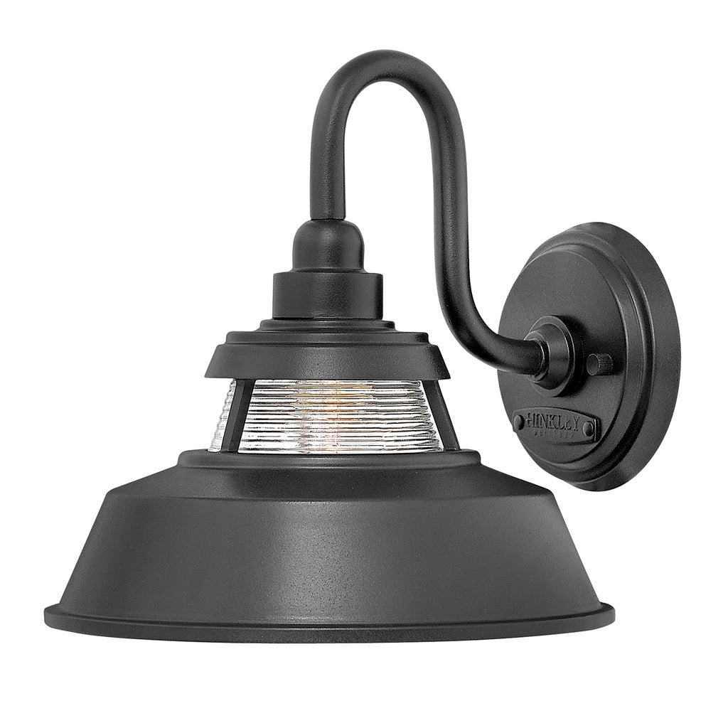 OUTDOOR TROYER Wall Mount Lantern Outdoor Wall Lights Hinkley Black 11.0x10.0x10.0