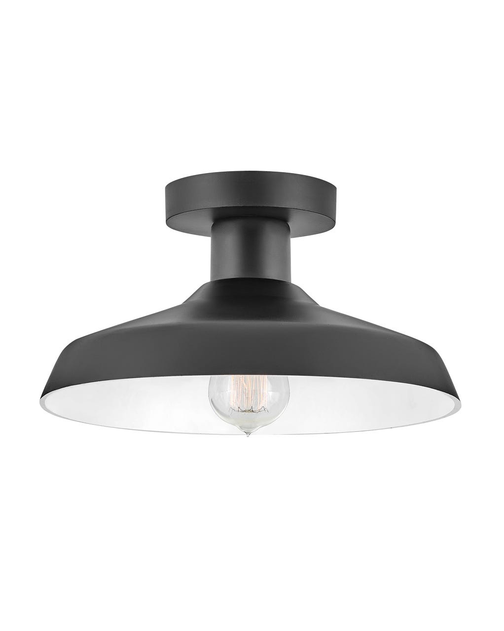 OUTDOOR FORGE Flush Mount Outdoor Wall Lights Hinkley Black 12.0x12.0x6.5