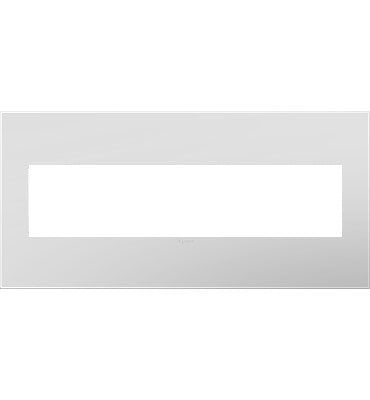 Legreand adorne Matte White Screwless Wall Plate Wall Plates Legrand 5-Gang