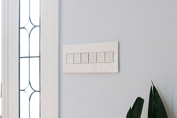 Legrand adorne® Gloss White-on-White Screwless Wall Plate with Microban® Wall Plates Legrand