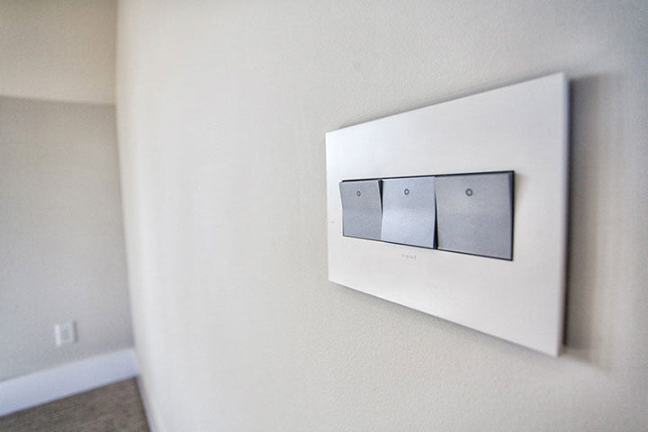 Legrand adorne® Gloss White-on-White Screwless Wall Plate with Microban® Wall Plates Legrand