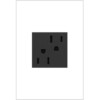 Legrand adorne Tamper-Resistant Outlet Receptacles Legrand Graphite 15A/125V