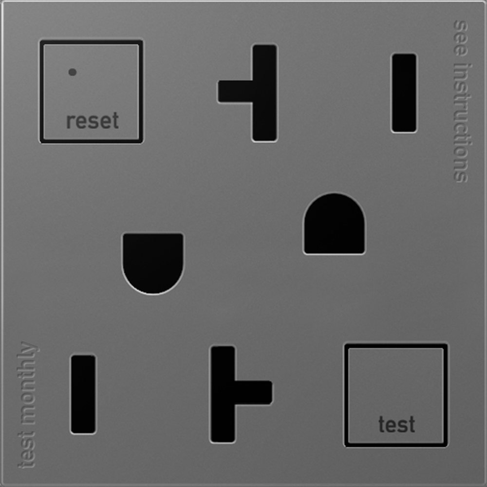 Legrand adorne® Tamper-Resistant Duplex Self-Test GFCI Receptacles