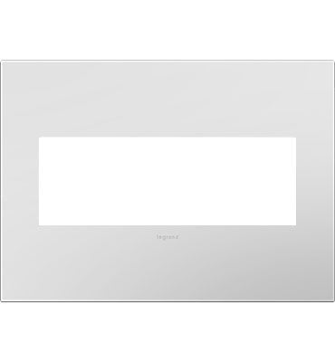 Legreand adorne Matte White Screwless Wall Plate Wall Plates Legrand 3-Gang