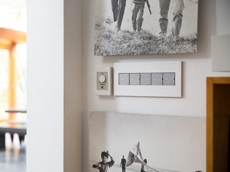 Legrand adorne® Gloss White-on-White Screwless Wall Plate with Microban® Wall Plates Legrand