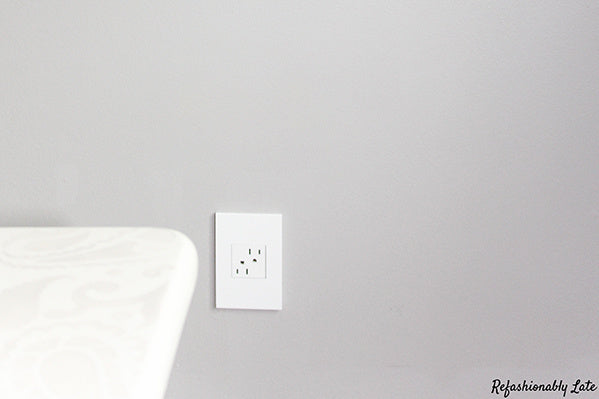 Legrand adorne® Gloss White-on-White Screwless Wall Plate with Microban® Wall Plates Legrand