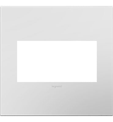 Legreand adorne Matte White Screwless Wall Plate Wall Plates Legrand 2-Gang
