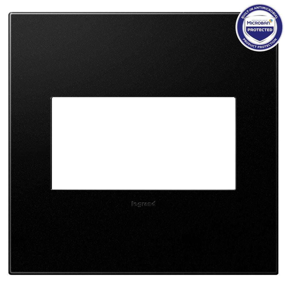 Legrande adorne® Graphite Screwless Wall Plate with Microban®