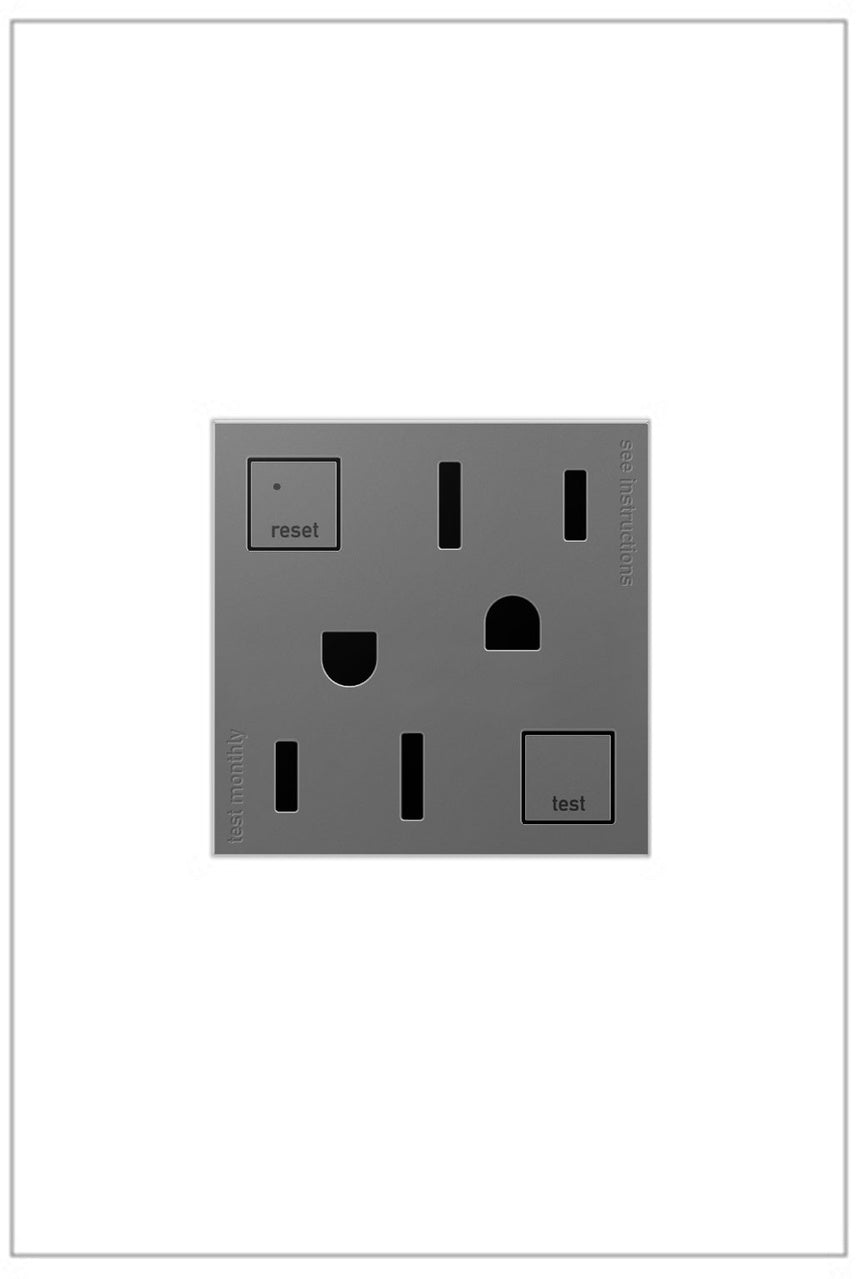 Legrand adorne® Tamper-Resistant Duplex Self-Test GFCI Receptacles