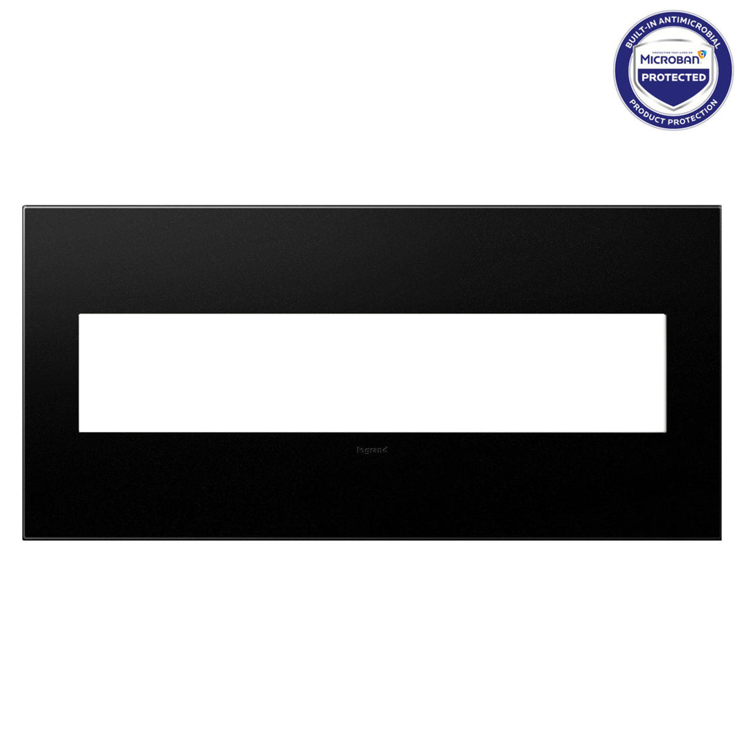 Legrande adorne® Graphite Screwless Wall Plate with Microban®