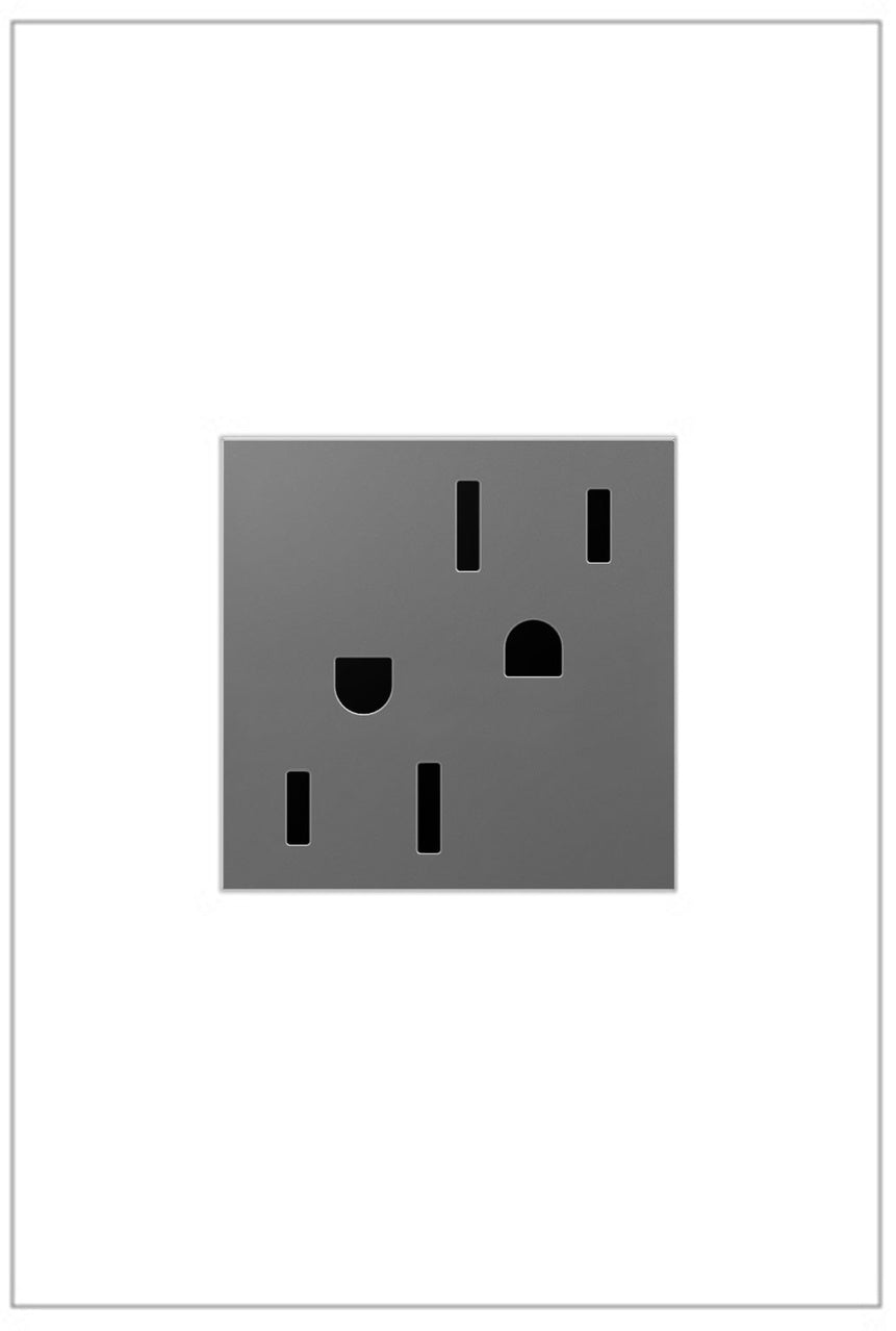 Legrand adorne Tamper-Resistant Outlet Receptacles Legrand Magnesium 15A/125V