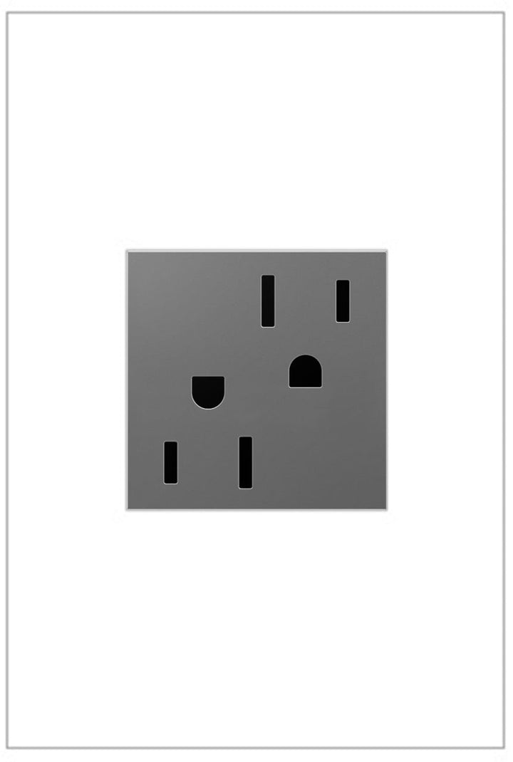 Legrand adorne Tamper-Resistant Outlet Receptacles Legrand Magnesium 15A/125V