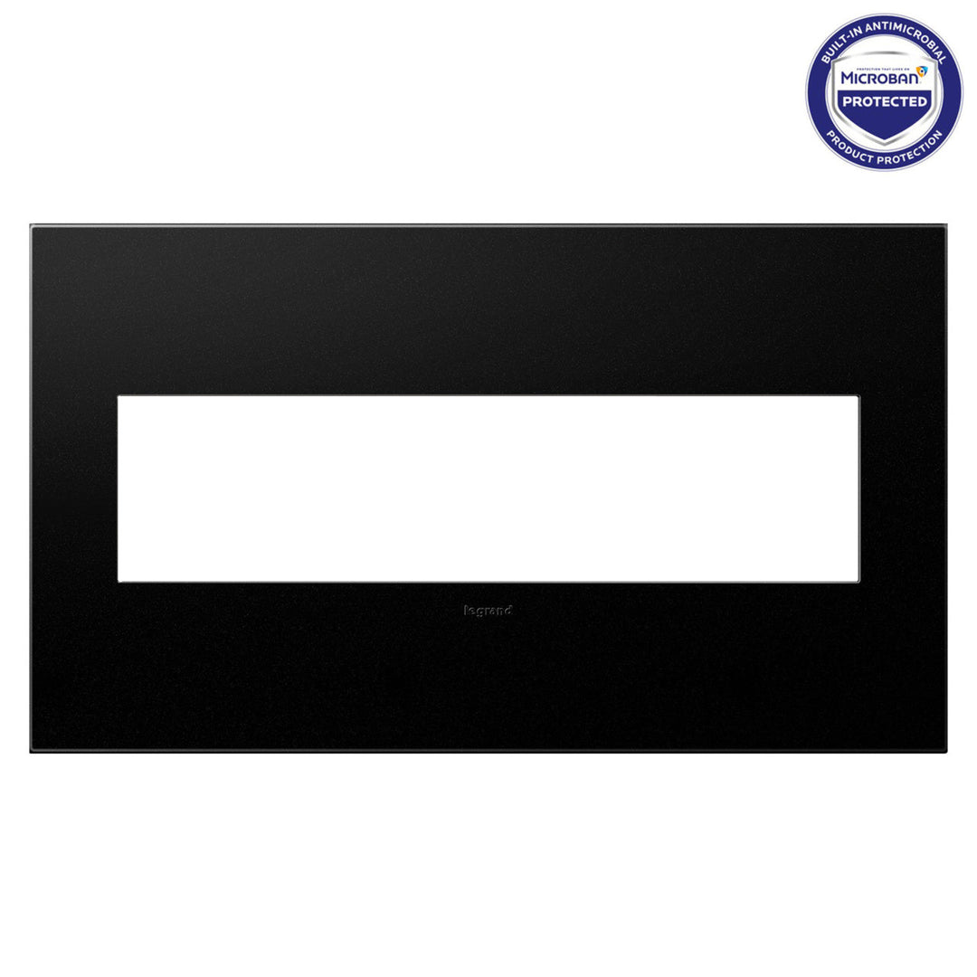 Legrande adorne® Graphite Screwless Wall Plate with Microban®