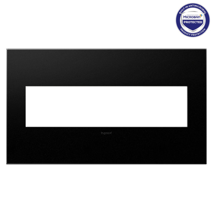Legrande adorne® Graphite Screwless Wall Plate with Microban®
