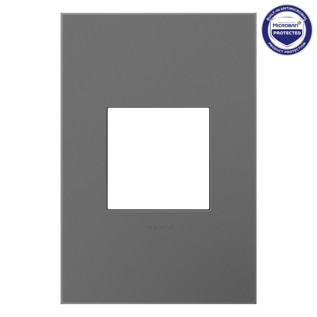 Legrand adorne Magnesium Screwless Wall Plate with Microban®