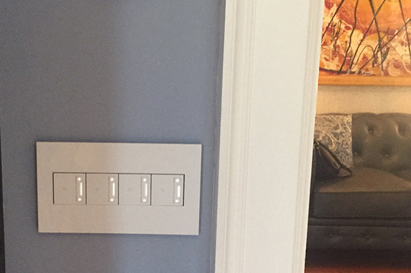 Legrand adorne® Gloss White-on-White Screwless Wall Plate with Microban® Wall Plates Legrand